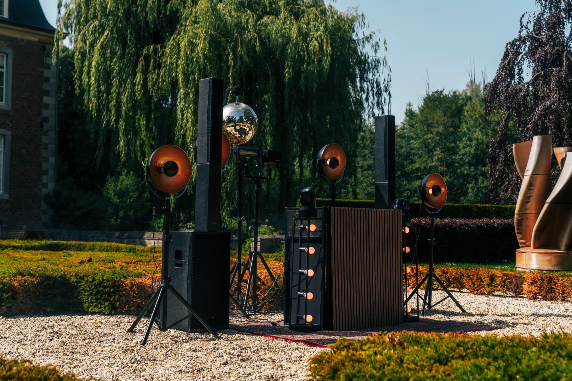 Lichtshow setup